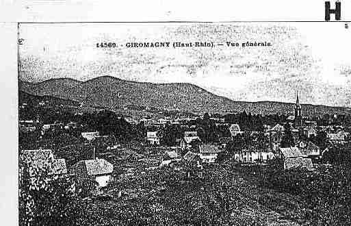 Ville de GIROMAGNY Carte postale ancienne